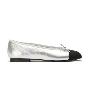 Robyn Silver Nappa/Black Grosgrain | Tony Bianco US