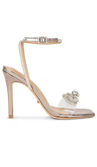 Franz Sandal in Gunmetal Shine | Revolve Clothing (Global)