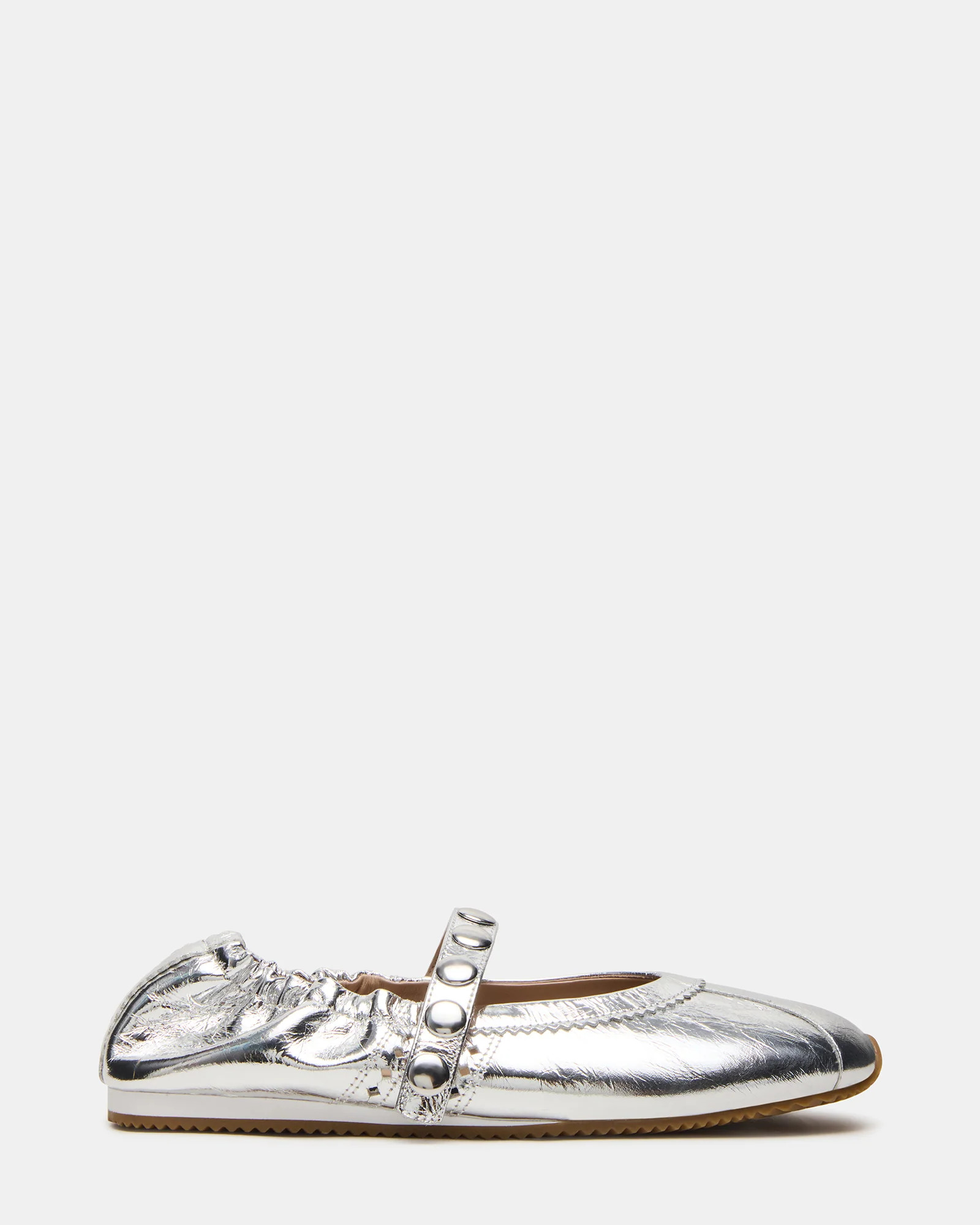 Anaya Silver Leather Studs | Steve Madden (US)