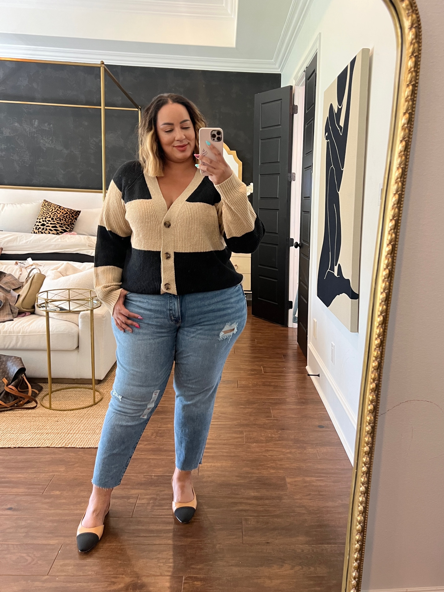 Absolutely love this cardigan. It runs large. Im wearing a XL
Old navy plus curve fall new Parisian style casual denim 

#LTKunder50 #LTKworkwear #LTKcurves
