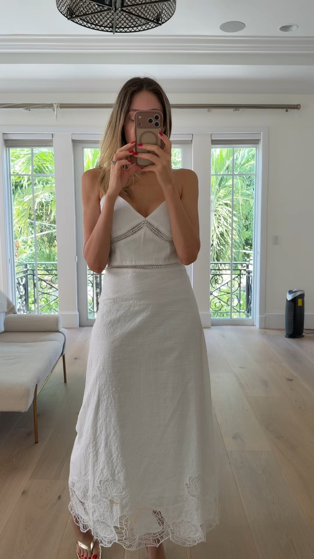 Beautiful linen white dress that is perfect for a summer vacation. Love the lace details and how flattering it is. Runs true to size, I’m wearing size small 

@btblosangeles #ad

#LTKU #LTKSeasonal #LTKgrwm