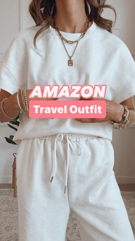 This two piece set is perfect for travel! Wear it with a third layering piece or mix and match it with joggers. 

Fits true to size, I’m wearing a small. 

Travel outfit | airport outfit

#LTKtravel #LTKVideo #LTKfindsunder50