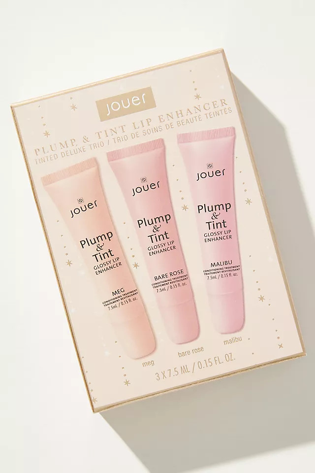 Jouer Plump & Tint Lip Enhancer Tinted Deluxe Trio | Anthropologie (US)