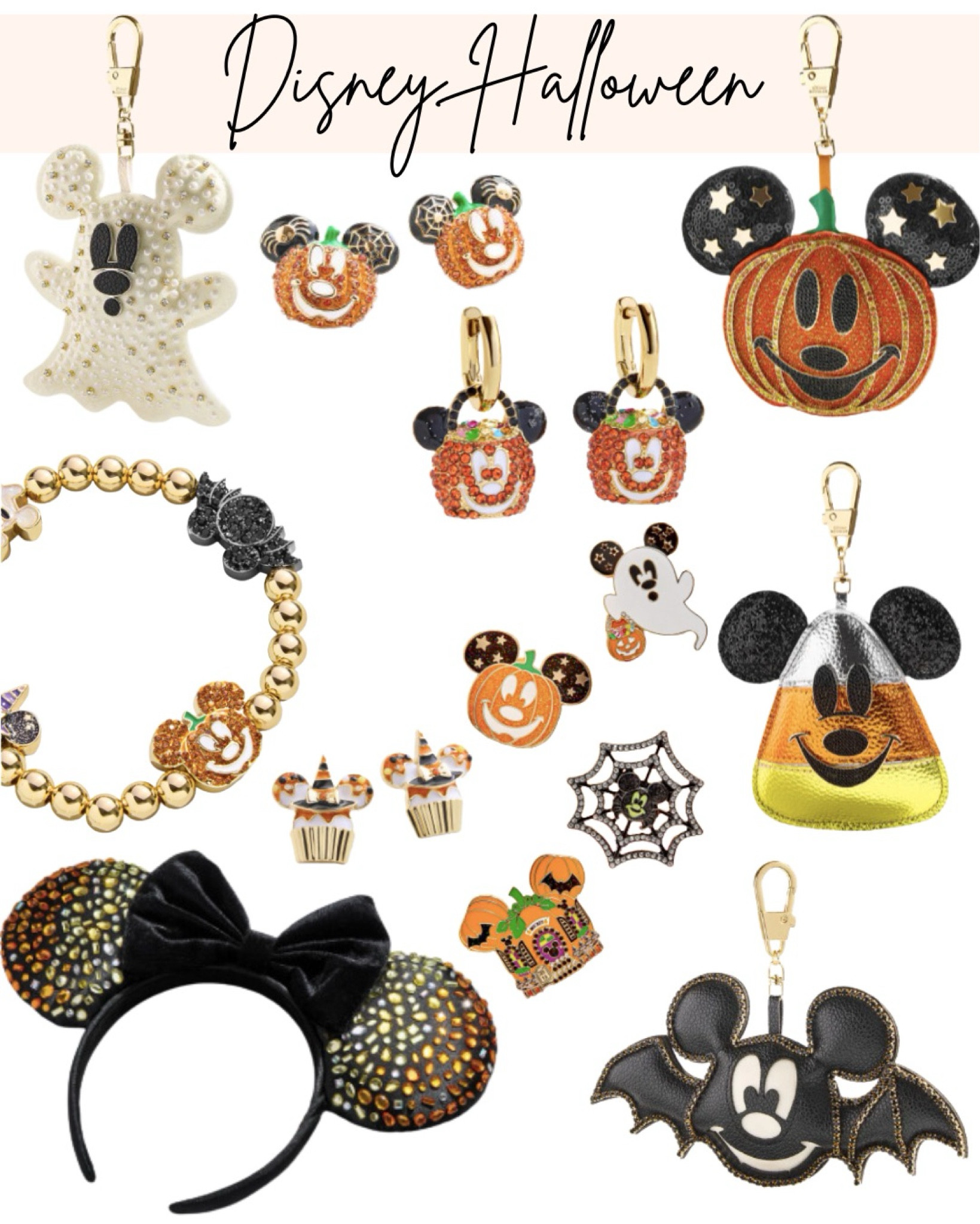 Disney Halloween Accessories 🎃 

Disney bag charm, Disney outfit, Mickey Mouse jewelry, Mickey Mouse accessories, Halloween jewelry, Halloween novelty earrings, Minnie Mouse ears 

#LTKFindsUnder100 #LTKSeasonal #LTKFamily