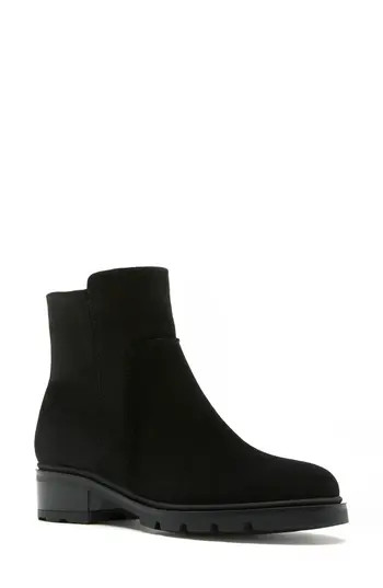La Canadienne Kiki City Dry™ Waterproof Bootie in Black Suede at Nordstrom Rack, Size 6 | Nordstrom Rack