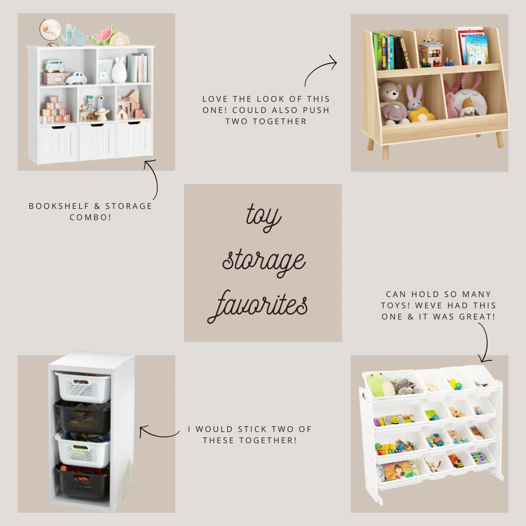 These are some great toy storage options! High capacity and options to buy multiple and push together. Perfect for a playroom or kids room.

#LTKSaleAlert #LTKKids #LTKHome
