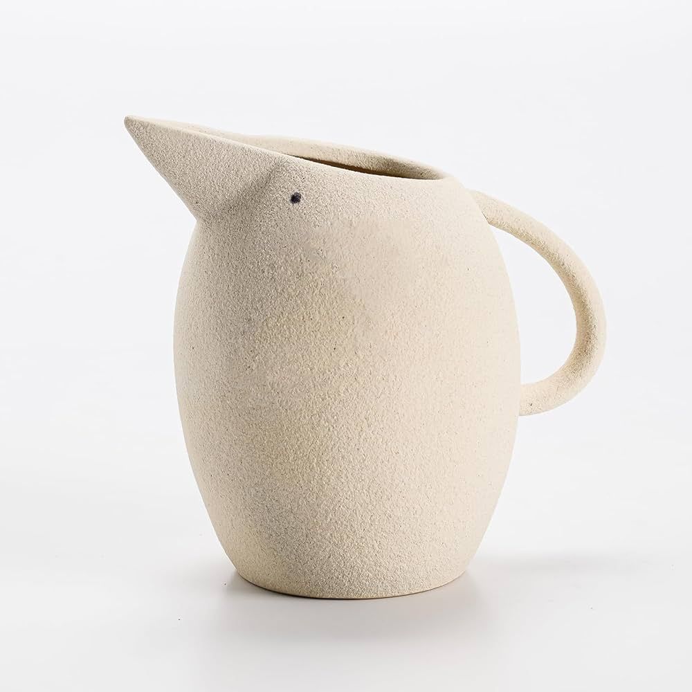 TANG PIN Ceramic Vase - Cute Bird Flower Vase Minimalism Style for Modern Table Shelf Home Decor,... | Amazon (US)
