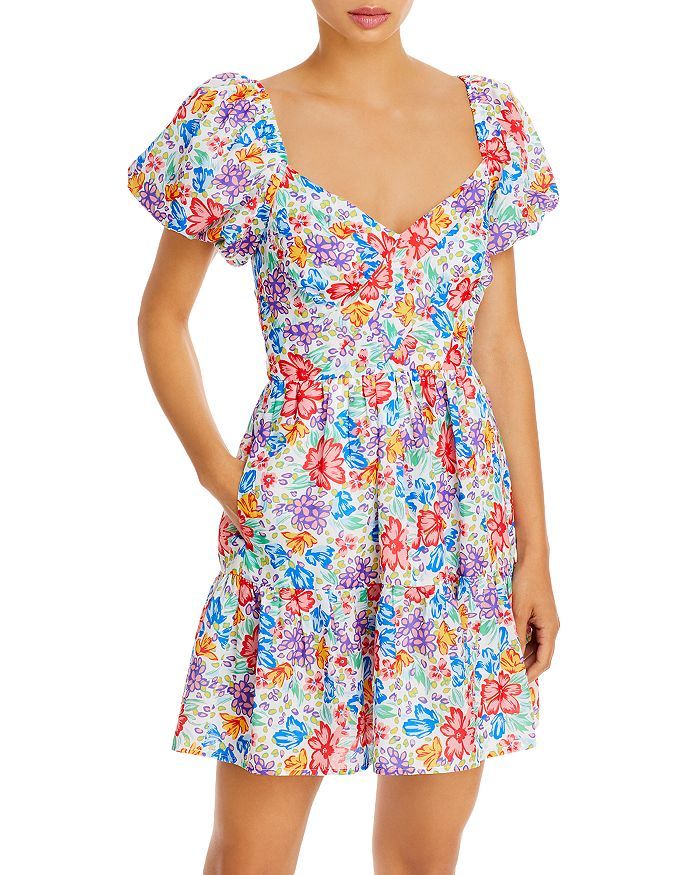Floral Puff Sleeve Dress - 100% Exclusive | Bloomingdale's (US)