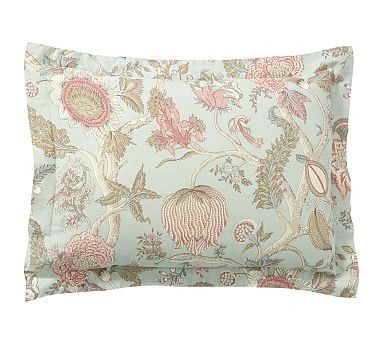 Cosette Palampore Sham, Standard, Cool Multi | Pottery Barn (US)