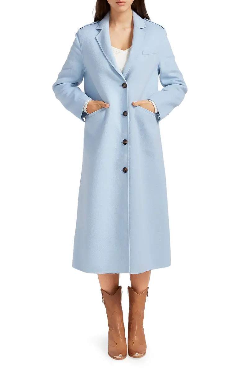 Tainted Love Wool Blend Longline Coat | Nordstrom