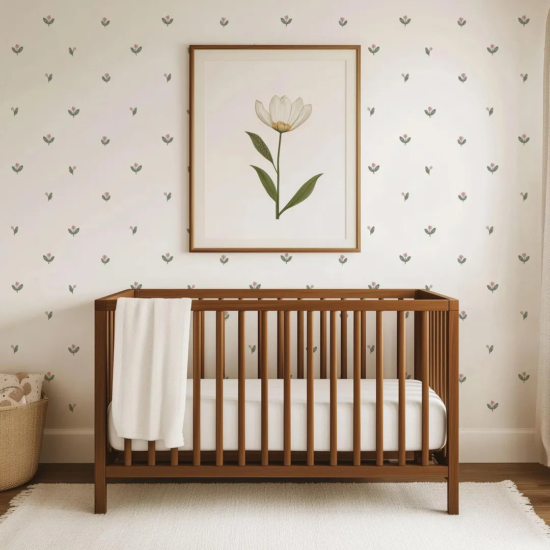 Freya Floral Bud Wall Decals / Removable Flower Wall Decals / Flower Wall Stickers / Floral Walls... | Etsy (US)