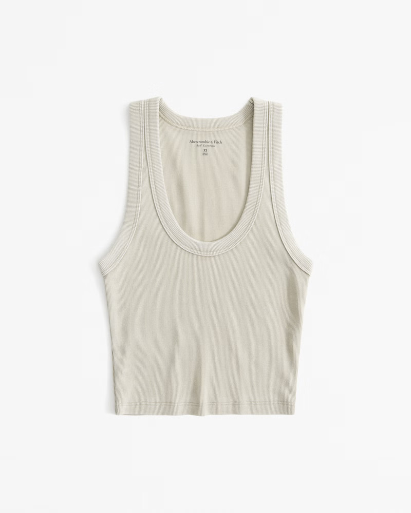 Essential Scoopneck Tank | Abercrombie & Fitch (US)