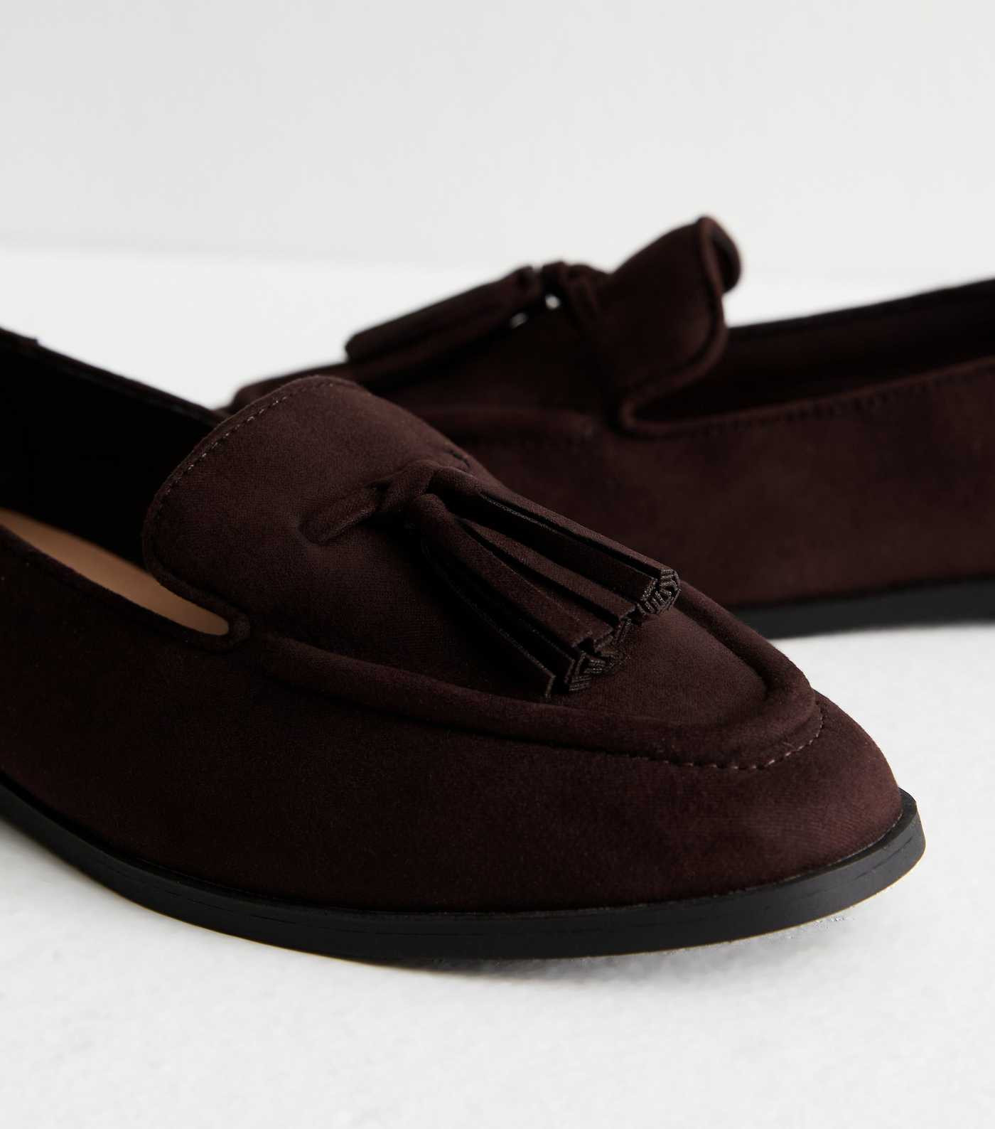 Brown Suedette Tassel Loafers | New Look | New Look (UK)
