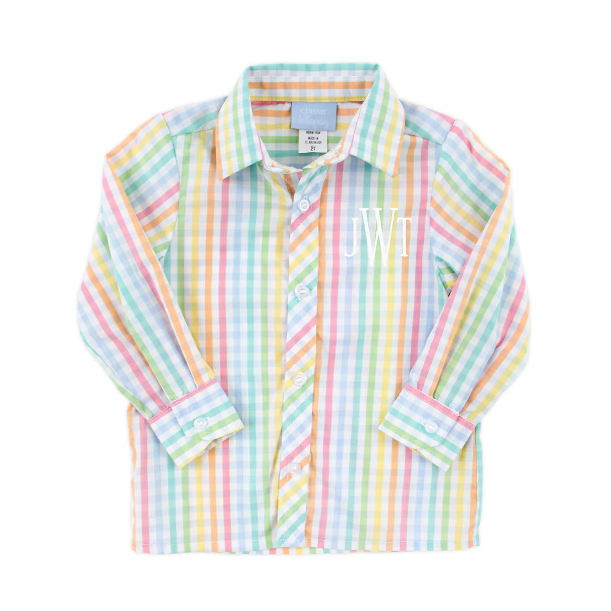 Colorful Multi Plaid Button Down Shirt | Classic Whimsy