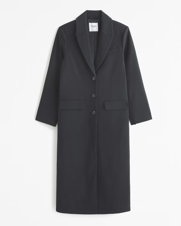 Women's Suiting Topcoat | Women's | Abercrombie.com | Abercrombie & Fitch (US)