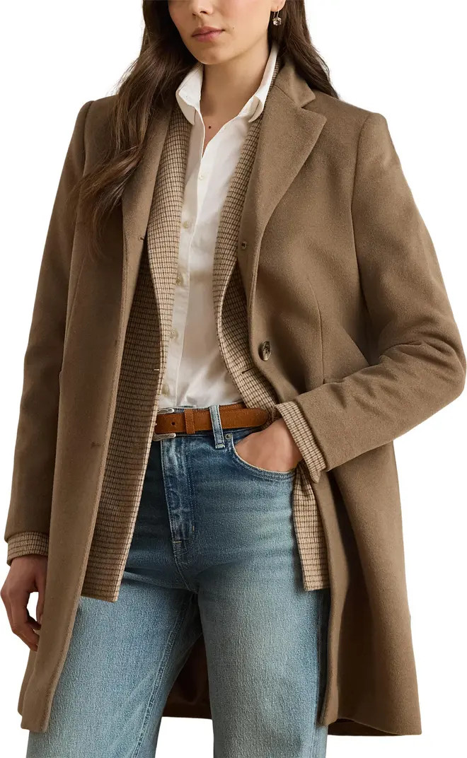 Longline Wool Blend Coat | Nordstrom