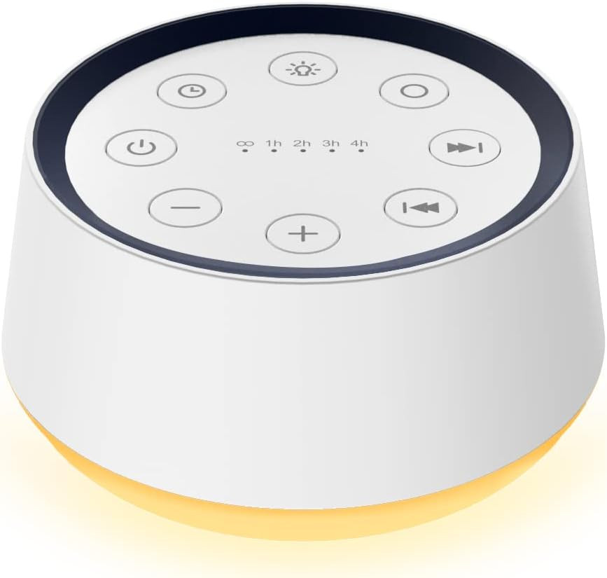 Brown Noise Sound Machine with 30 Soothing Sounds 12 Colors Night Light White Noise Machine for Adults Baby Kids Sleep Machines Memory Function 36 Volume Levels 5 Timers for Home Office Travel | Amazon (US)