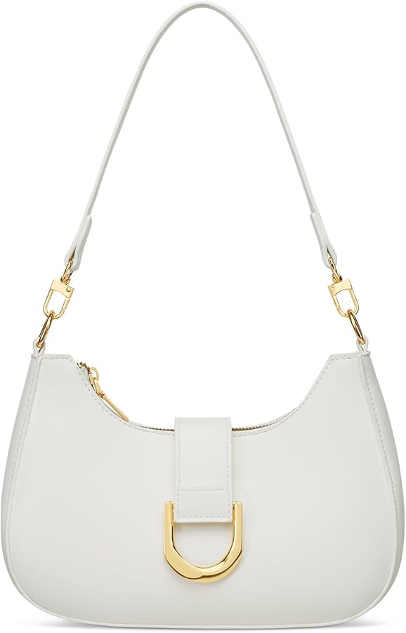 KKXIU Small Shoulder Bag for Women - Crescent Bag Small Purses for Women Trendy Vegan Leather Pur... | Amazon (US)