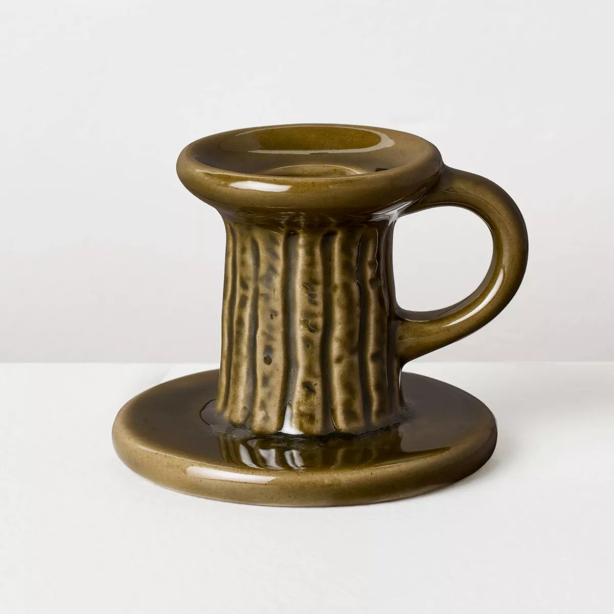 2.3"x3.25" Fall Ceramic Taper Candle Holder - Hearth & Hand™ with Magnolia | Target