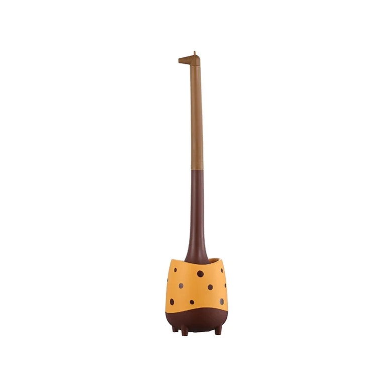 Soumake Toilet Brush Lovely Adorable with Base Ventilation Stain Removal Giraffe Shape Bathroom C... | Walmart (US)
