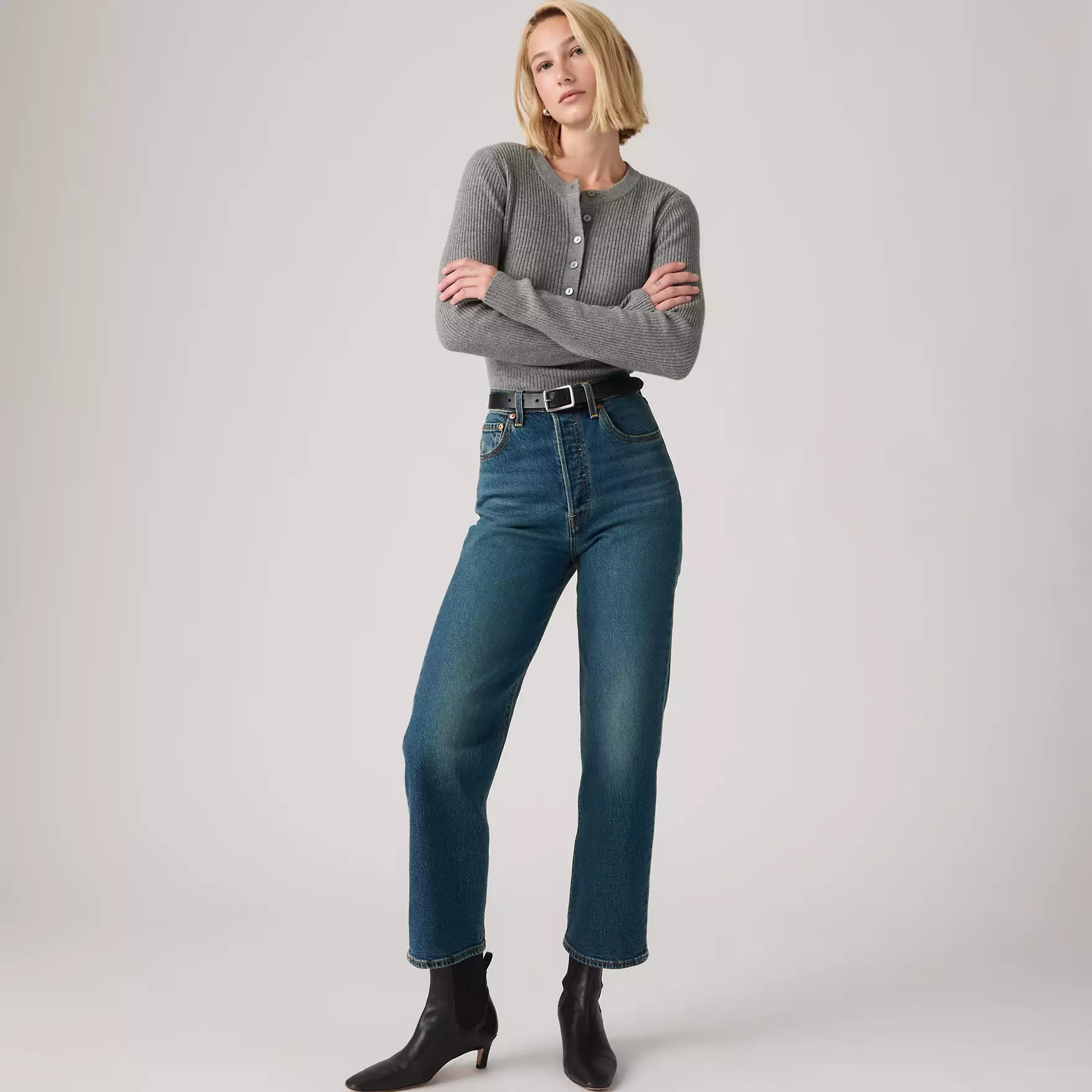 Ribcage Straight Ankle Lightweight Jeans | Levi's UK