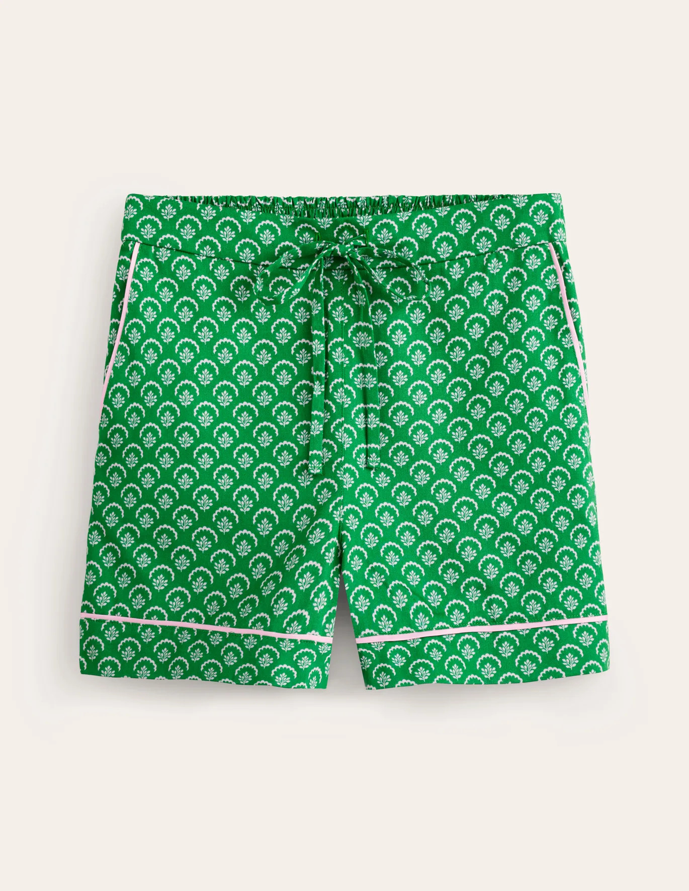 Cotton Sateen Pajama Shorts | Boden (US)