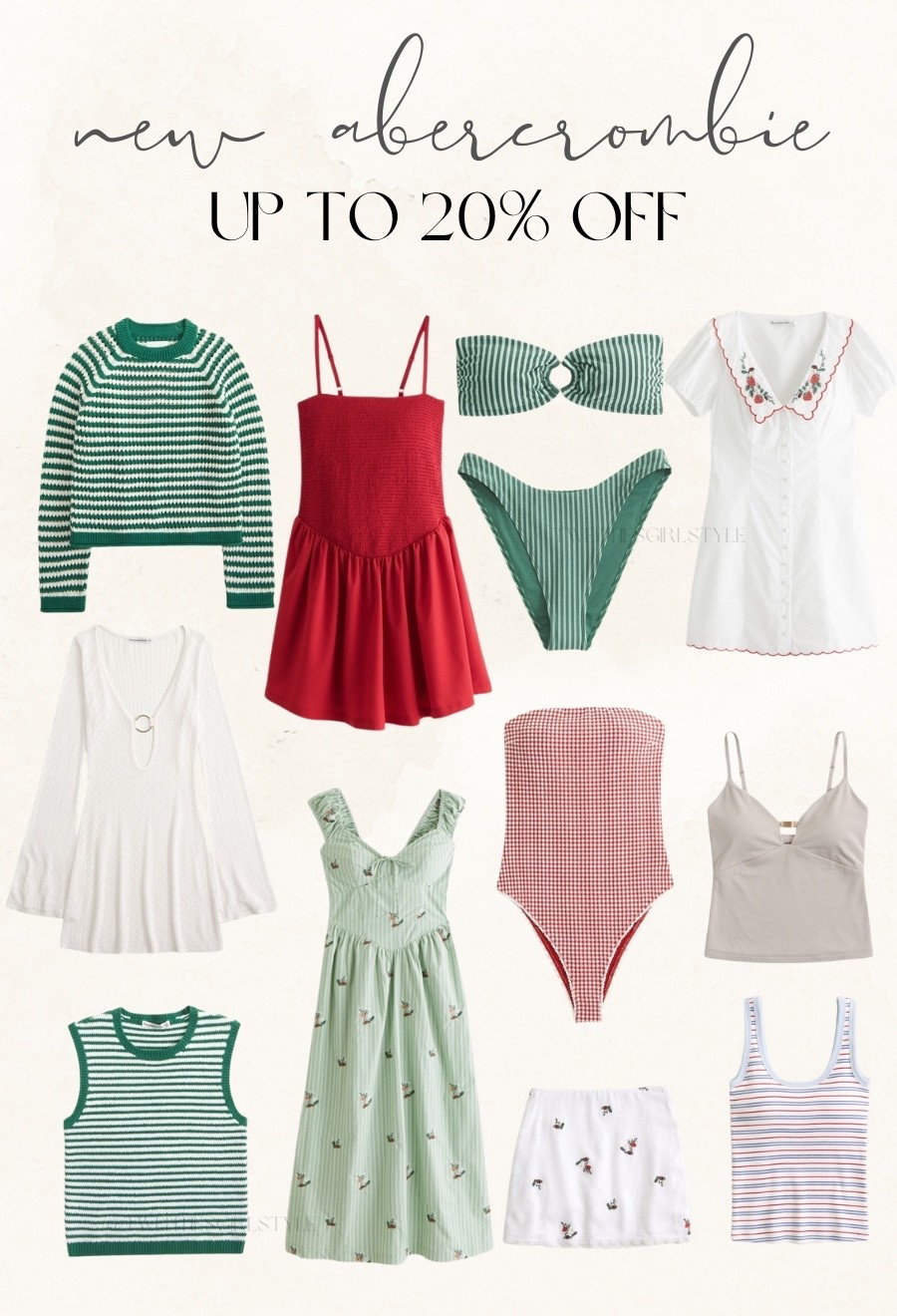 New Abercrombie up to 20% off 🙌🏻🙌🏻

Spring style, summer romper, swimsuit

#LTKSwim #LTKSeasonal #LTKootd