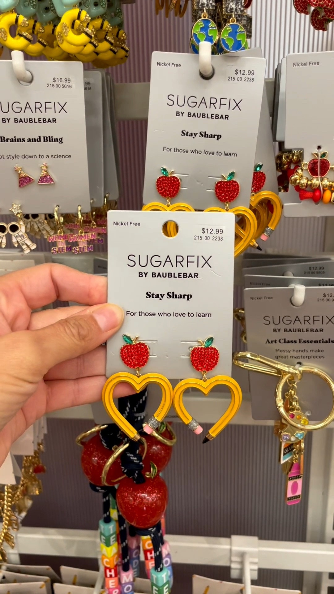 🎒 BaubleBar Back to School Drop! @Target Omg, the new BaubleBar back to school accessories are finally here, and they are perfect for your everyday teacher outfits! 🍎 From the cutest apple earrings to customized pencil bracelets, these pieces add the perfect touch of fun to your classroom style. Click the link in my bio to shop BaubleBar back to school items and grab your favorites before the first bell rings! ✏️✨

#LTKWorkwear #LTKmomlife #LTKSeasonal