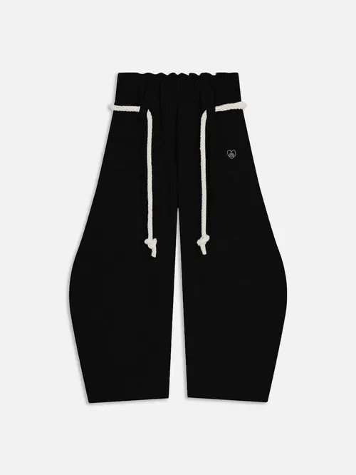 AELFRIC EDEN Stripe Super Baggy Barrel Sweatpants in Black at Nordstrom, Size Large | Nordstrom