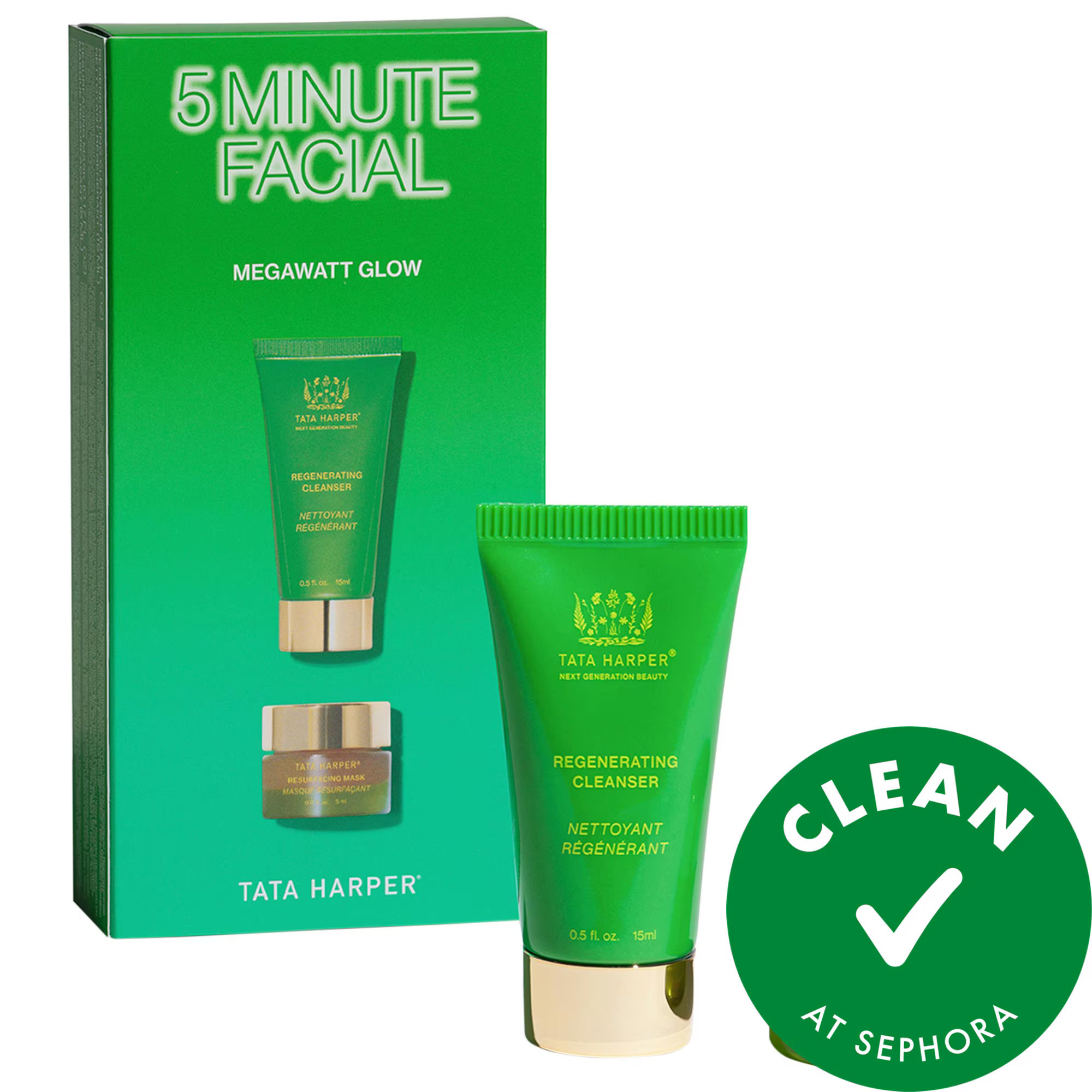 Tata Harper 5 Minute Facial for Megawatt Glow | Sephora (US)