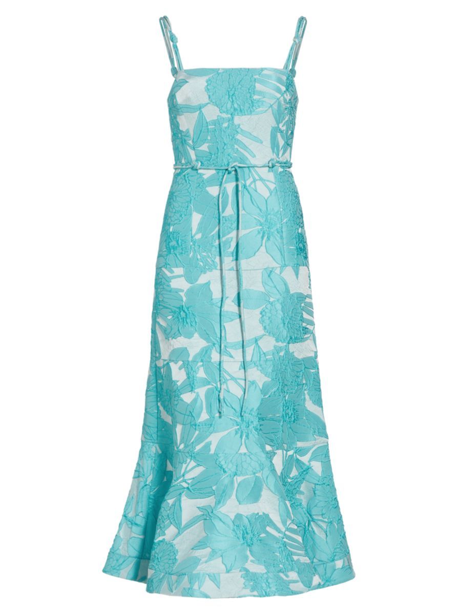 Delphine Floral-Patterned Midi-Dress | Saks Fifth Avenue