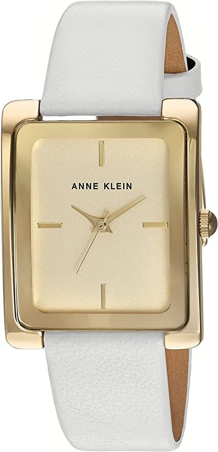 Anne Klein Women's Leather Strap Watch | Amazon (US)