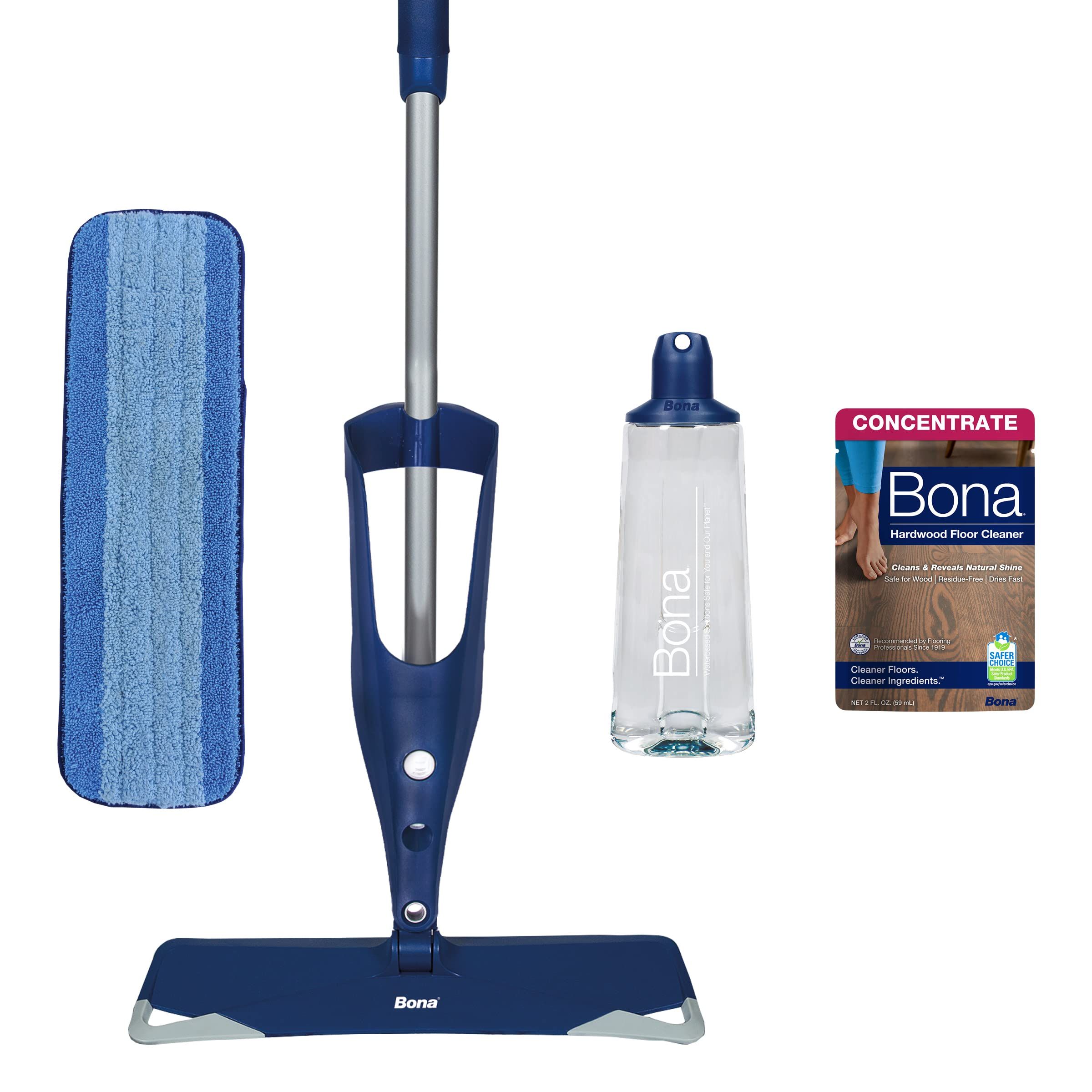 Bona Hardwood Floor Premium Spray Mop - Includes Wood Floor Cleaning Concentrate and Machine Wash... | Amazon (US)