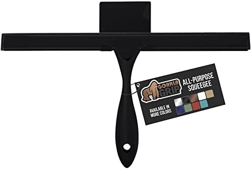 Gorilla Grip All Purpose Squeegee for Shower Glass Doors, Car Window Cleaning, Home Mirrors, 12 I... | Amazon (US)