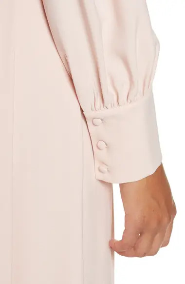 Long Sleeve Satin Midi Dress | Nordstrom