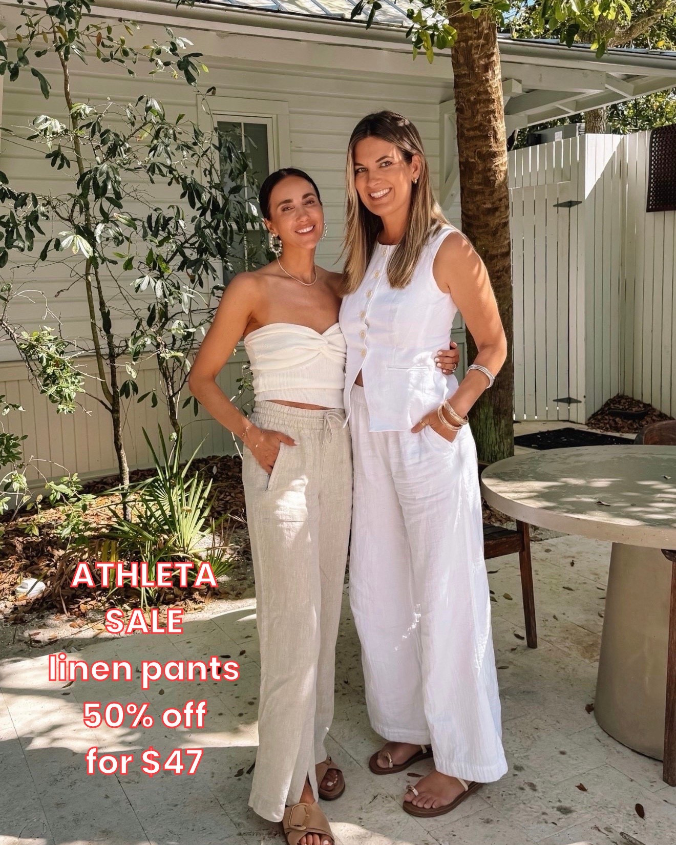 ATHLETA SALE linen pants 50% off, for $47.

#LTKSaleAlert