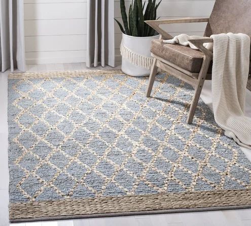 Breakwater Bay Alegria Handmade Tufted Light Blue/Brown Rug | Wayfair | Wayfair North America