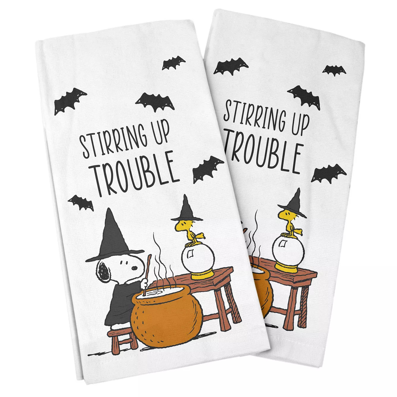 Best Brands Peanuts Halloween 2-Piece Kitchen Towel Set | Kohl's