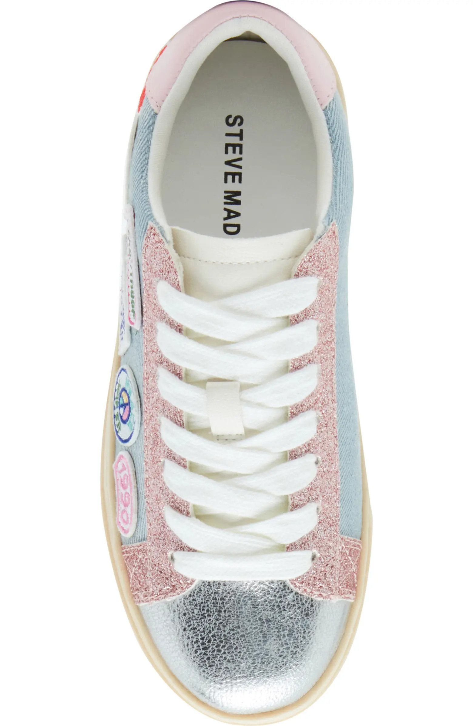Steve Madden JHope Patches Denim Sneaker | Nordstrom | Nordstrom