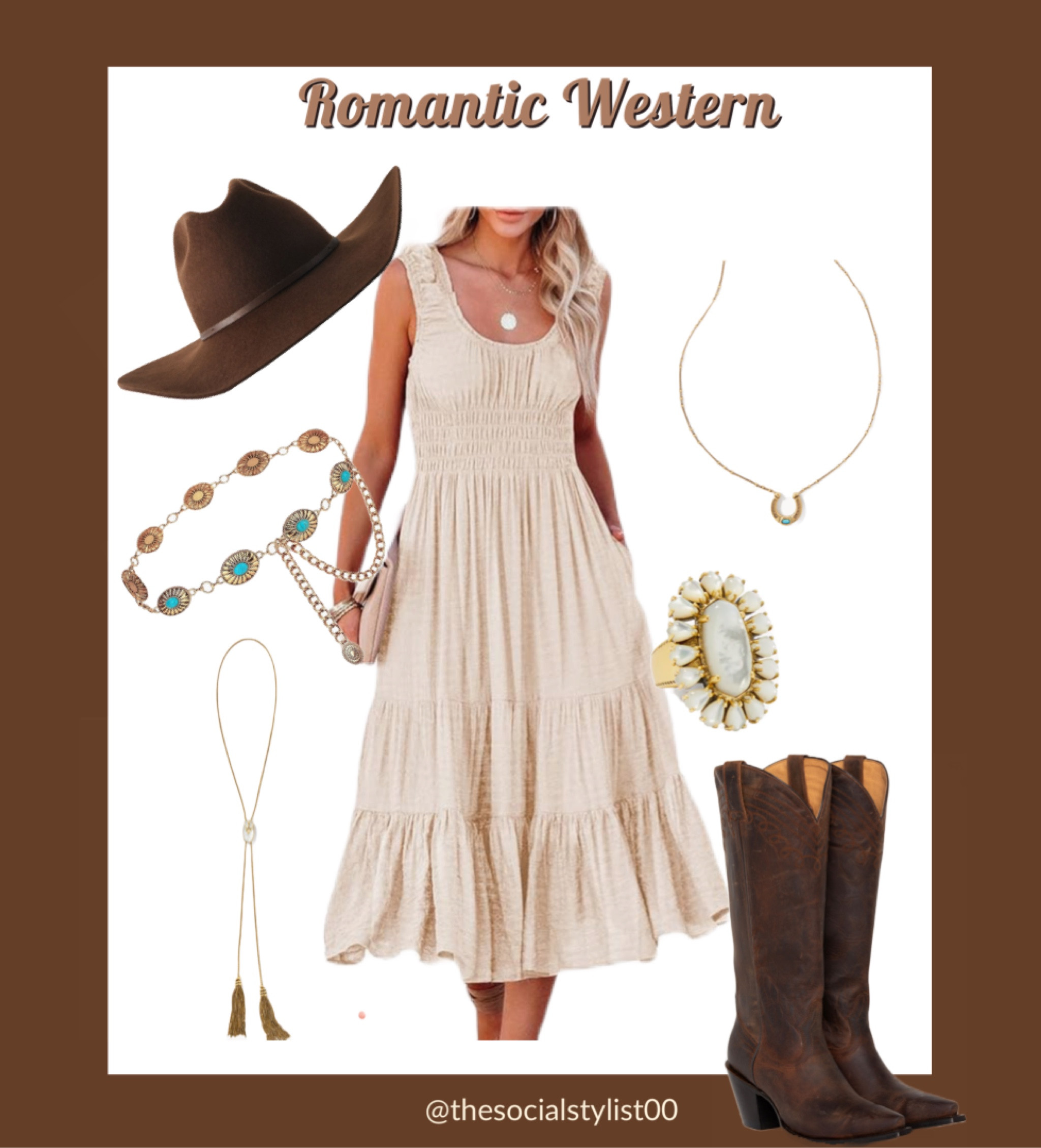 Romantic Western 

summer fashion, country concert outfit, summer outfit, summer concert, concert fashion, trucker hat fashion, trucker hat outfit, trucker hat, cowgirl boots, cowgirl fashion, rodeo outfit, rodeo fashion, country music fesitval outfit, rock the south outfit, coors banquet outfit, morgan wallen concert outfit, joe wetzel concert outfit, hardy concert outfit, amazon, amazon fashion, amazon finds, western chic, western fashion, texas fashion, cowgirl chic, summer cowgirl outfit, tomboy fashion, denim shorts, turquoise, cowboy boots, Morgan wallen, fringe, cowboy hat, rhinestone cowboy, rhinestone cowboy boots, rhinestone cowgirl boots, shania Twain, maren morris, Riley green, Sam hunt, Zach Bryan, bachelorette party, Nashville bachelorette, bachelorette bride, Mrs, bride, bridal party, coastal cowgirl, white dress, post Malone, I had some help 

#LTKstyletip
