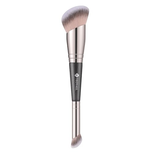 TEOYALL Dual-Ended Brush,Angled Foundation and Under Eye Concealer Brush | Amazon (US)