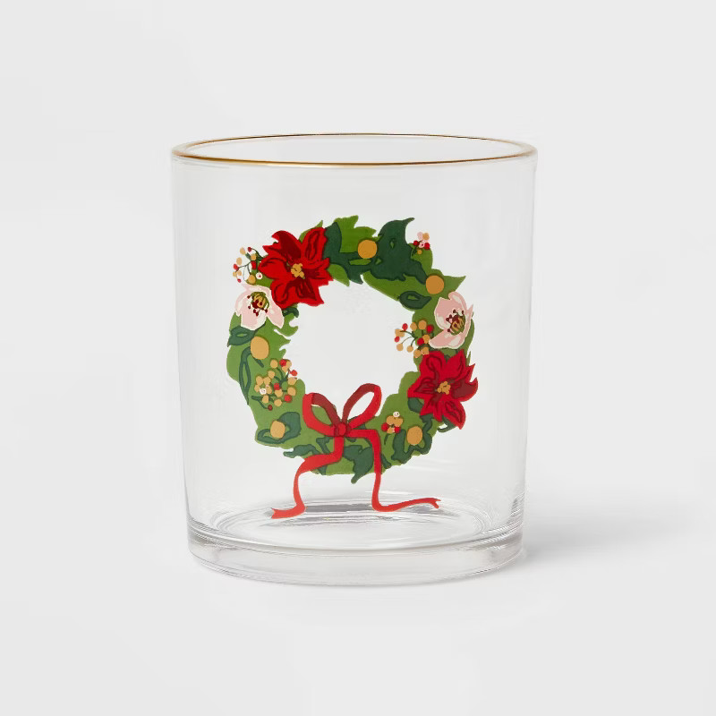 13.8oz Glass Short Tumbler - Threshold™ | Target