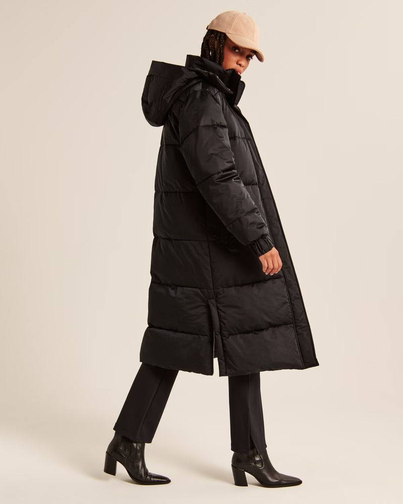 Women's Ultra Long Puffer | Women's Coats & Jackets | Abercrombie.com | Abercrombie & Fitch (US)