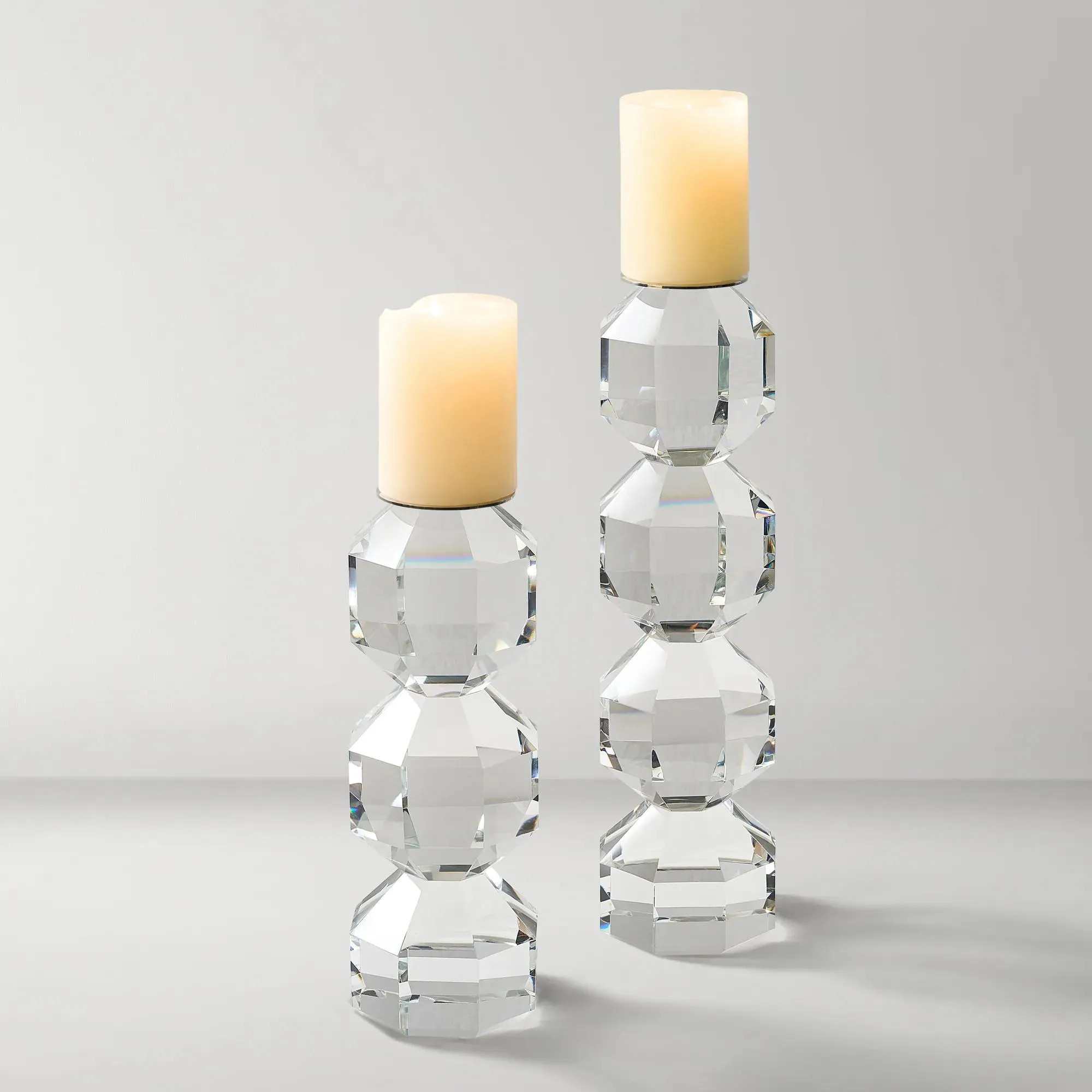 Chiaro Crystal Pillar Holder | Z Gallerie