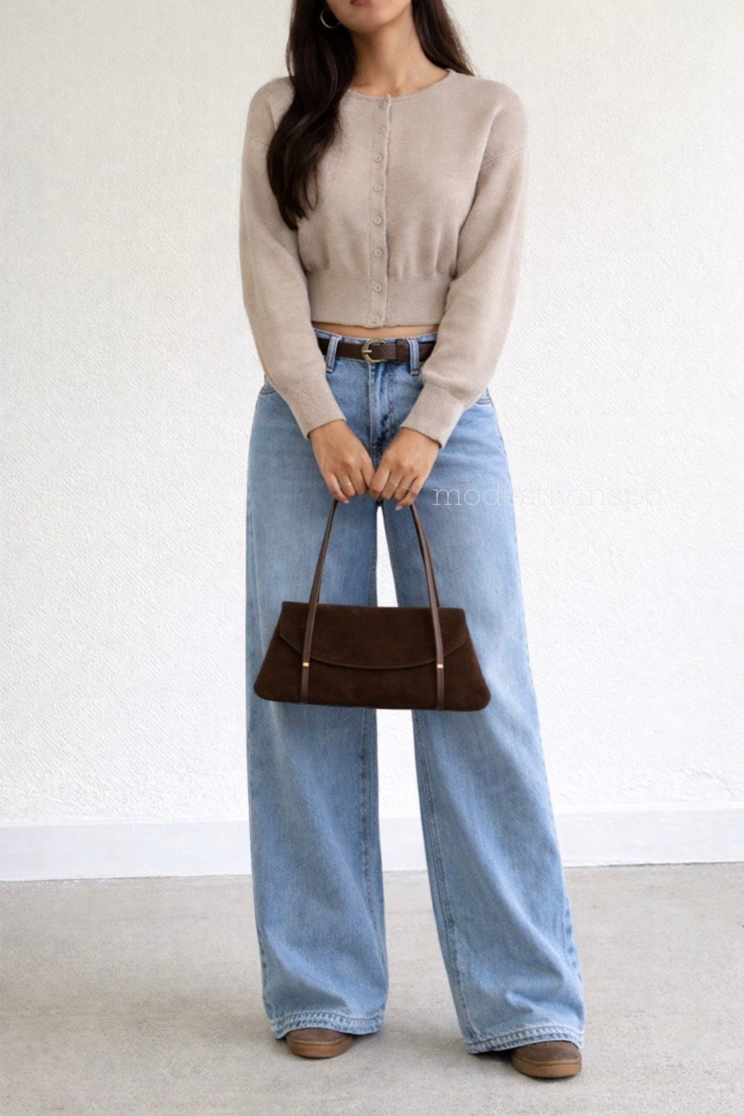 cinched waist cardigan, beige cardigan, Abercrombie jeans, wide leg jeans, medium let down hem jeans, suede brown purse, adidas, brown spezials, adidas shoes, affordable clothes, casual, fall, modest, spring, spring style, styling, outfit ideas, ootd, what to wear, school outfits, going out outfits 

#LTKSaleAlert #LTKootd #LTKgrwm