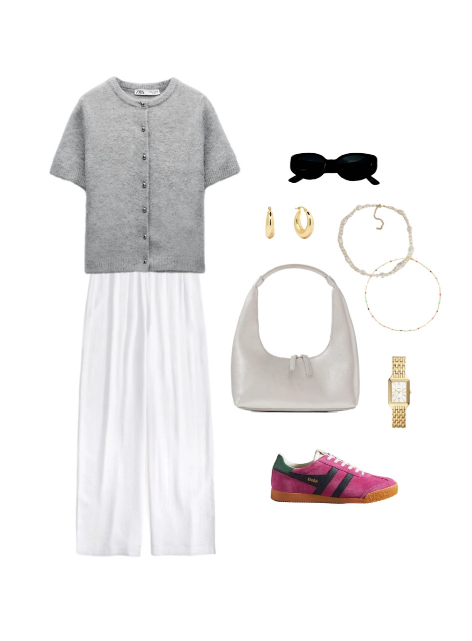 9 to 5 casual fit🩶🩷

#LTKU #LTKStyleTip #LTKWorkwear