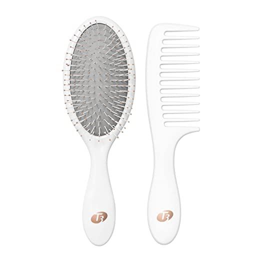 T3 - Detangle Duo Brush Set, White | Amazon (US)