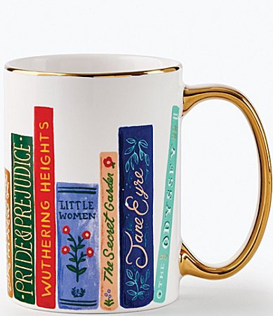 Rifle Paper Co. Book Club Porcelain Coffee Mug | Dillard's