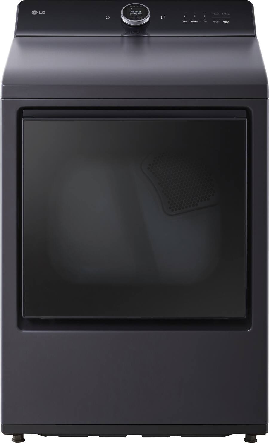 LG - 7.3 Cu. Ft. Smart Electric Dryer with Steam and EasyLoad Door - Matte Black | Best Buy U.S.