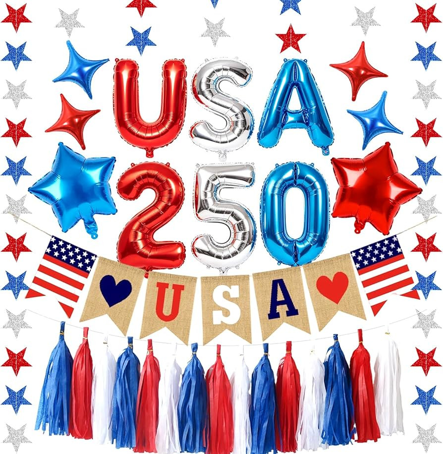 4th of July Decorations, Patriotic Party Fourth of July Decoration Memorial Independence Day Deco... | Amazon (US)